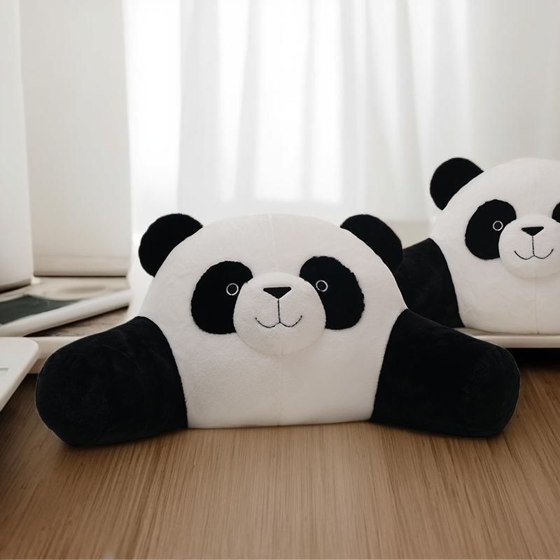 X5L New Waist Pillow Cute Panda Sofa Pillow Soft Large Backrest Bay Window Ornaments Birthday Gift Doll Hug