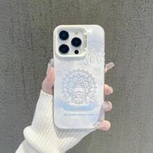 烟花摩天轮城堡适用苹果15promax彩银14pro/13防摔7/8/XR/xsmax手