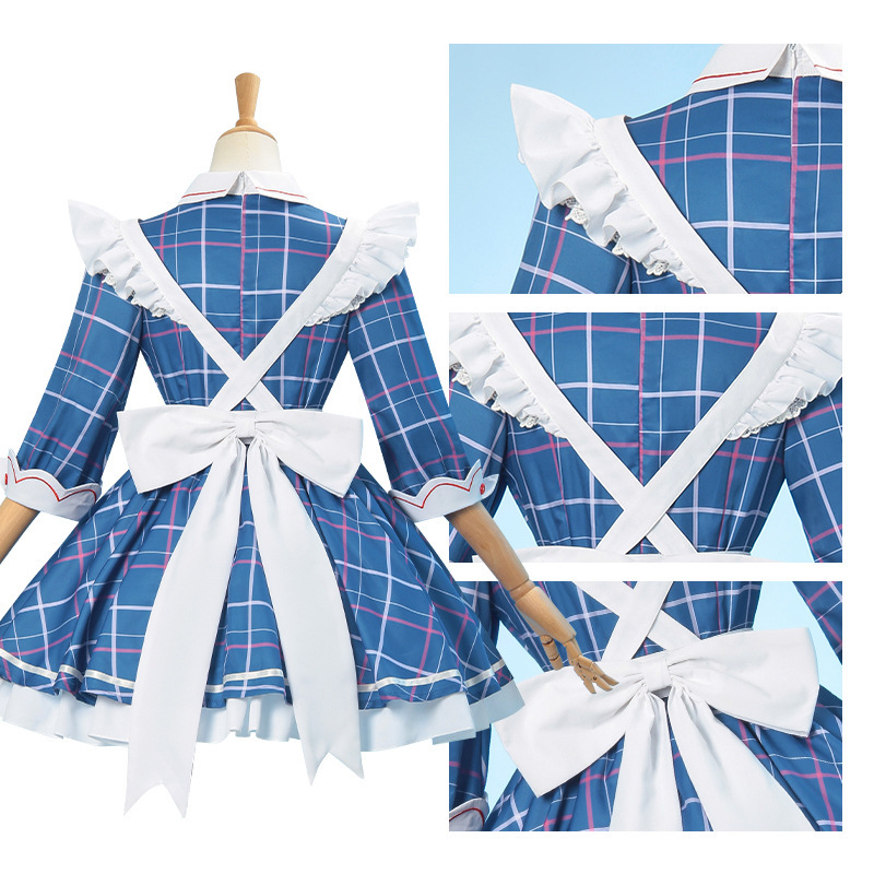 明日方舟x大白兔奶糖cos服日常穿阿米娅cos可爱lo裙二次元游戏服|undefined