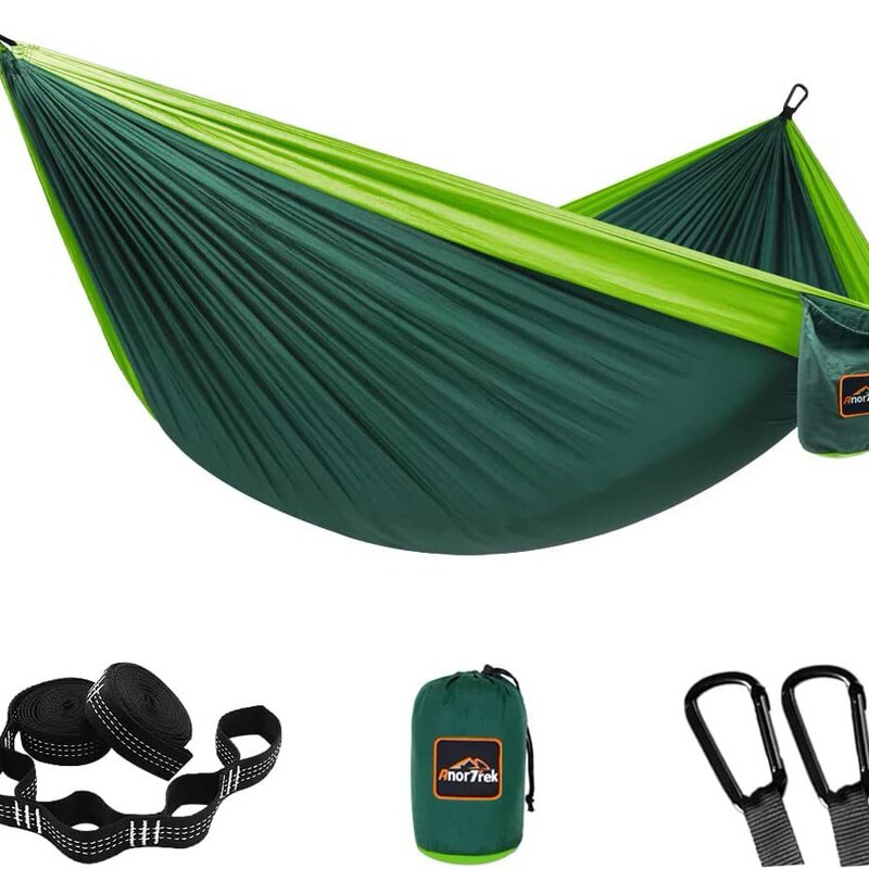 Cross-border Hot Sale Outdoor Hammock Nylon Parachute Cloth Camping Swing Hanging Chair Single Double Nylon Parachute Cloth