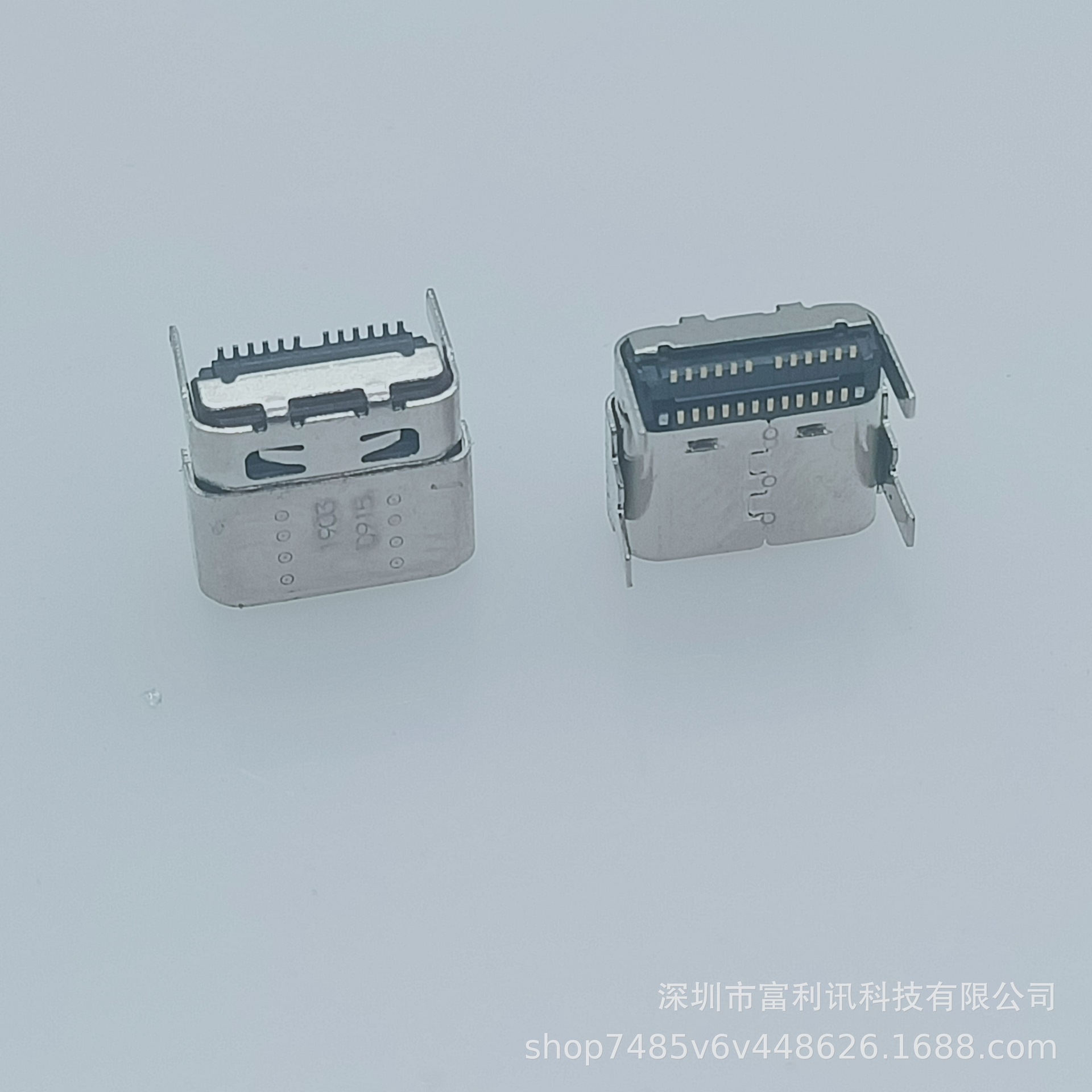 双层Type-C 3.116+16 母座卧式插板DIP 双层USB母头90度多口插座-阿里巴巴