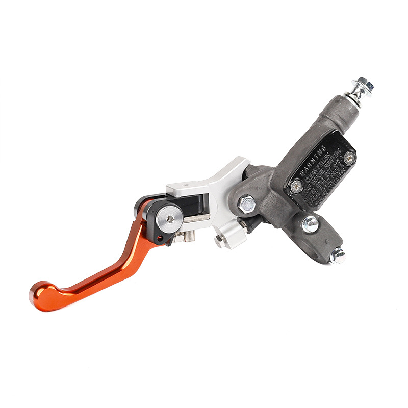 Bomba de embrague hidráulico izquierda de alta asignación con mango anticaída naranja