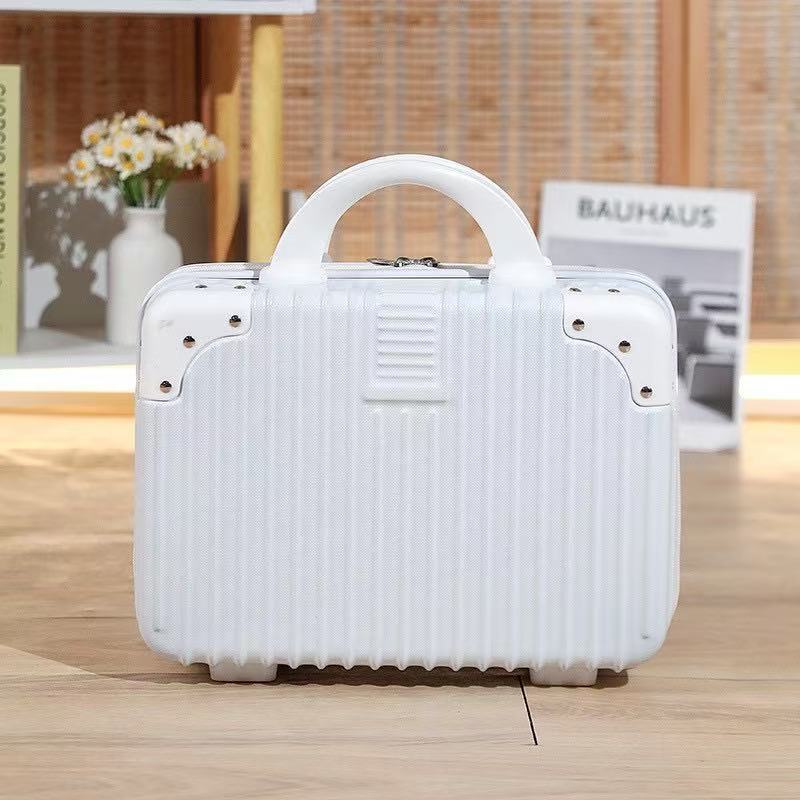 Maleta retro mini estuche de cosméticos caja pequeña de 14 pulgadas souvenirs maleta de 16 pulgadas con contraseña de almacenamiento