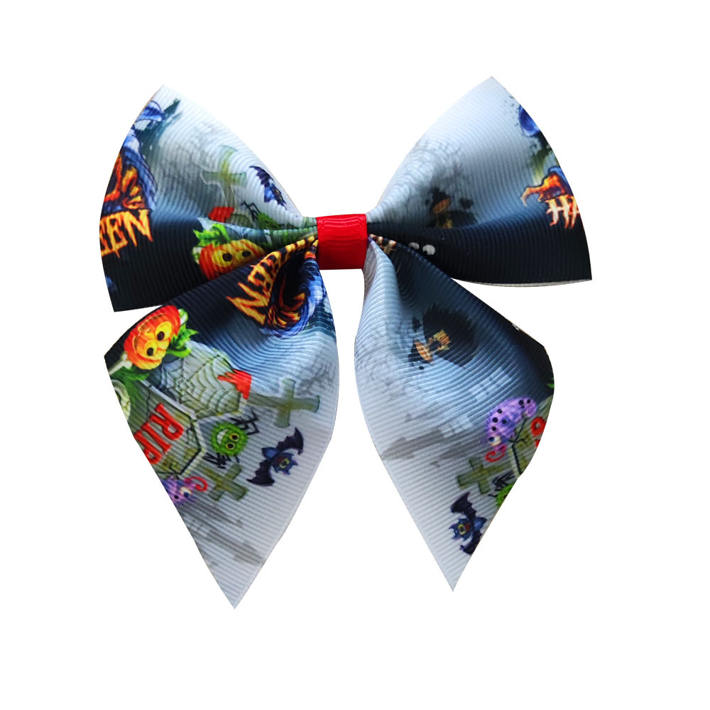 10g Weight Hair Clip Hair Accessories Type 1 Piece Quantity Party, Festival, Street Occasion Thread belt Material Halloween Festival Halloween Pattern, Pumpkin Pattern Women's Gender Hip-Hop, Funny Style Women's Hip-Hop Funny Halloween Pattern Pumpkin Cloth Thread Belt Hair Clip 9