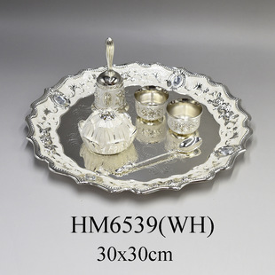 Diwali Supplies German Silver Exquisite Ornaments Cup Bell Enamel Design Set