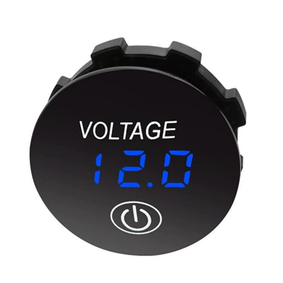 Car-Mounted Circular Led Digital Display automobile instrument - blue-led-display