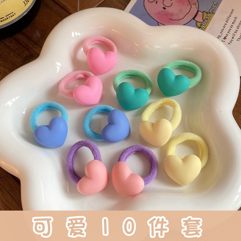 Banda de pelo del bebé accesorios para el cabello de los niños mini linda chica de dibujos animados no duele el pelo cuerda de pelo corbata de bebé Choo pequeña banda de goma