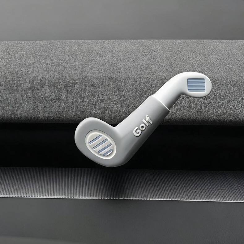 Car air freshener in a cute sporty golf design, hand-painted diffuser decoration for car air vents, small gift