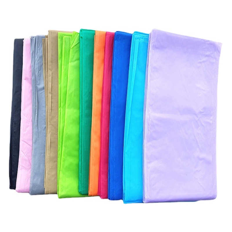 Transfronterizo desechable color sólido mantel PEVA plástico mantel hotel restaurante desechable fiesta de cumpleaños escena diseño