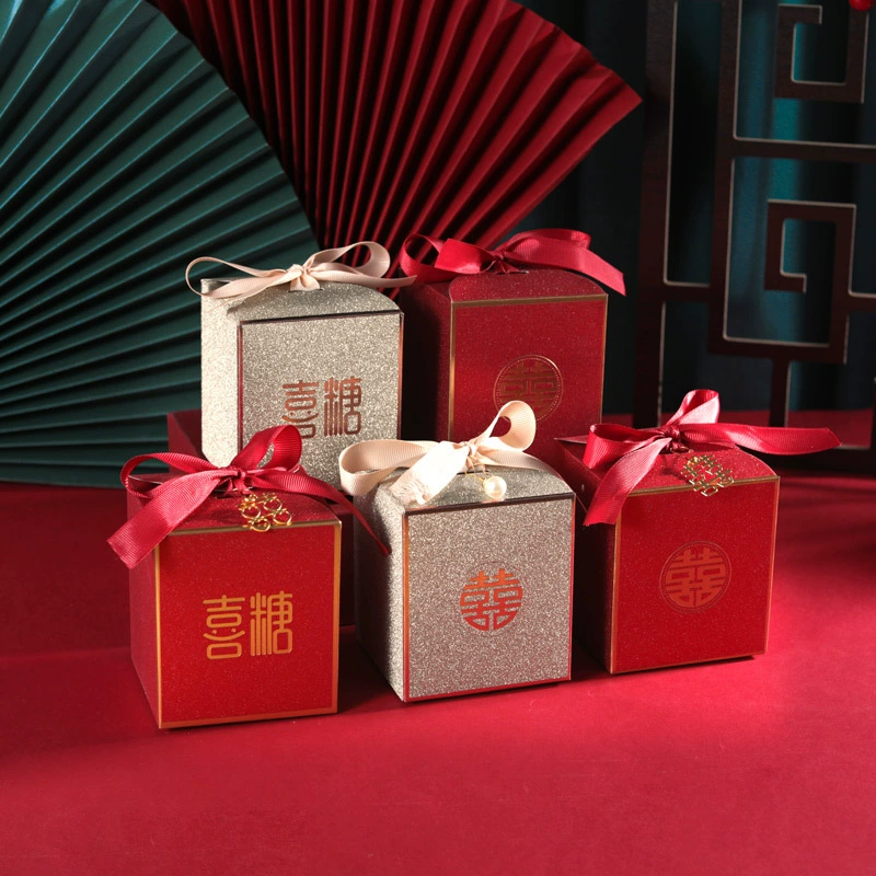 Ниша высокого класса Конфеты Подарочная коробка помолвка Конфеты Подарочная коробка Свадебная коробка конфет маленькая ручная кладь