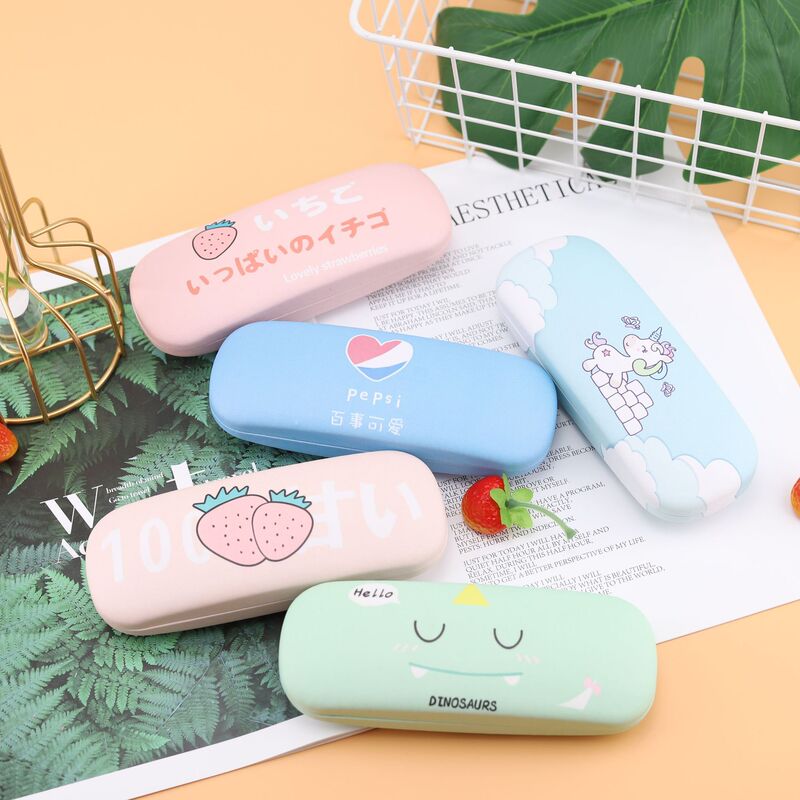 Glasses Case Ins Style for Girls, Korean Fresh and Cute Cartoon Design, Portable, Pressure-Resistant, Foldable Eyeglass Case Glasses Case Ins Style for Girls, Korean Fresh and Cute Cartoon Design, Portable, Pressure-Resistant, Foldable Eyeglass Case