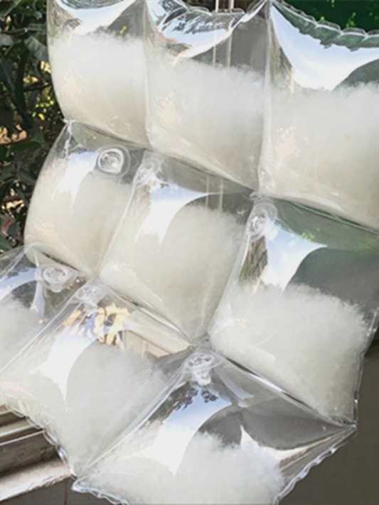 Transparent Inflatable Advertising down Pillow Wedding Background Wall Layout Clothing Store Decoration down Grids Display Props