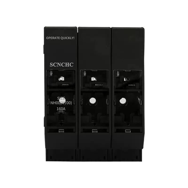 光伏熔断器底座 耐高温熔断器底座  隔离开关160A NH00（NT00）