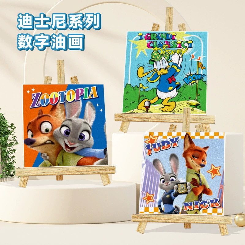 Disney, цифровой раскраска книга-мультфильм, ручная работа, Дональд Дак