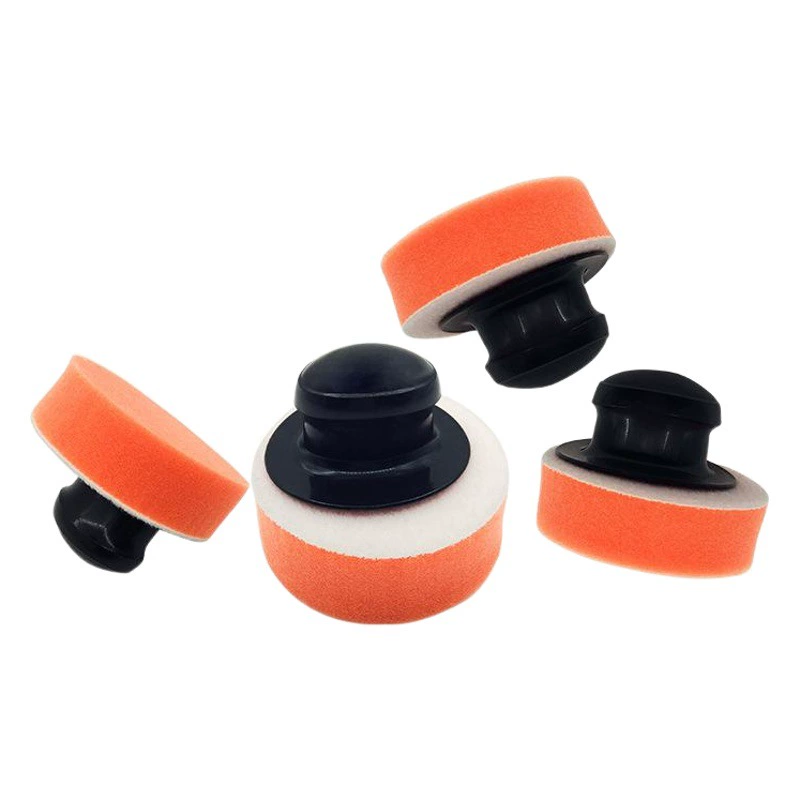 Губка для полировки и вощения автомобилей блок Вощеная губка комбинация 5 дюймов Карманный круглый торт губка для чистки автомобиля автомобильный набор
