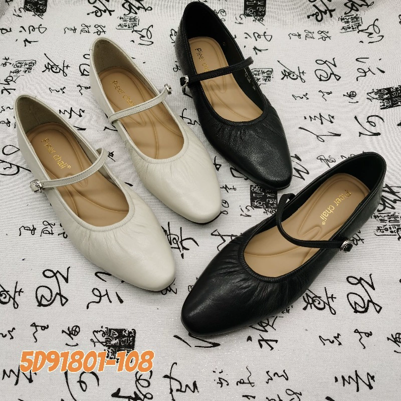 Мягкая кожаная рабочая обувь женская черная рисная плоская кожаная обувь на мягкой подошве для профессионального собеседования