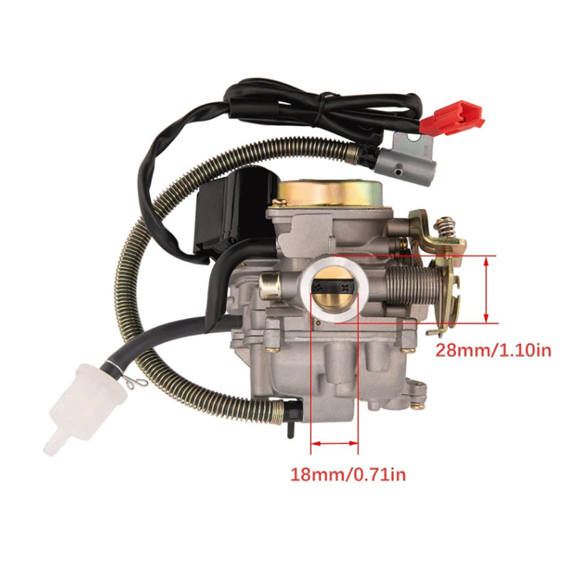 Accesorios de motosierra GY6 139QMB carburador 49cc 50cc Scooter Ciclomotor PD18J