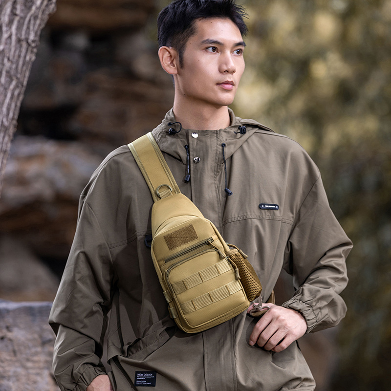 2025 New Outdoor Tactical Chest Bag for Men and Women, Multi-Functional Cross-Body Shoulder Bag, Military Fan Sports Cycling Motorcycle Bag