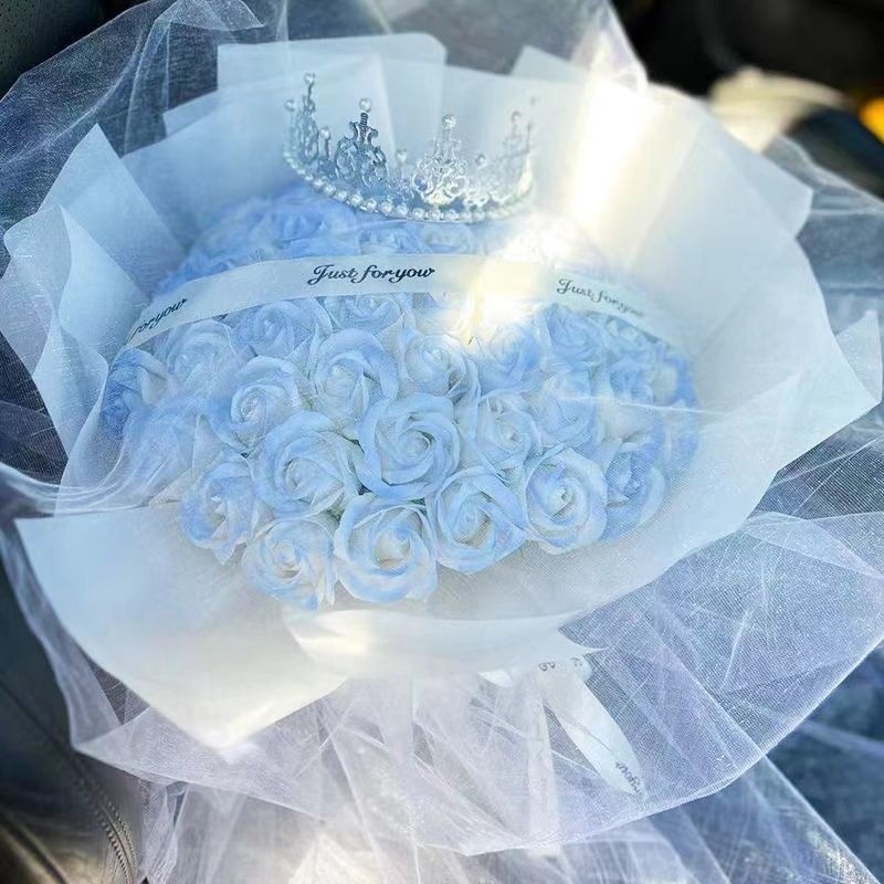 バラの花束、バレンタインデー、大晦日、ガールフレンドの誕生日、ロマンチックな石鹸、プリザーブドフラワー|undefined