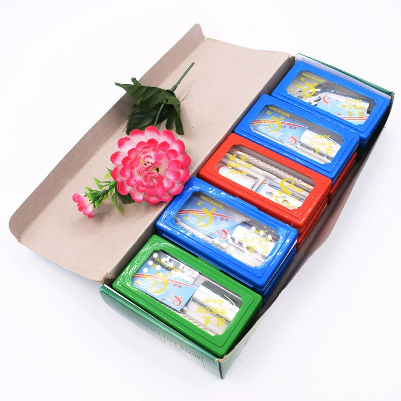 Прямые продажи Junjie 208 ручной держатель для бритвы Мужская бритва для удаления волос на лице старомодный двусторонний держатель для бритвы