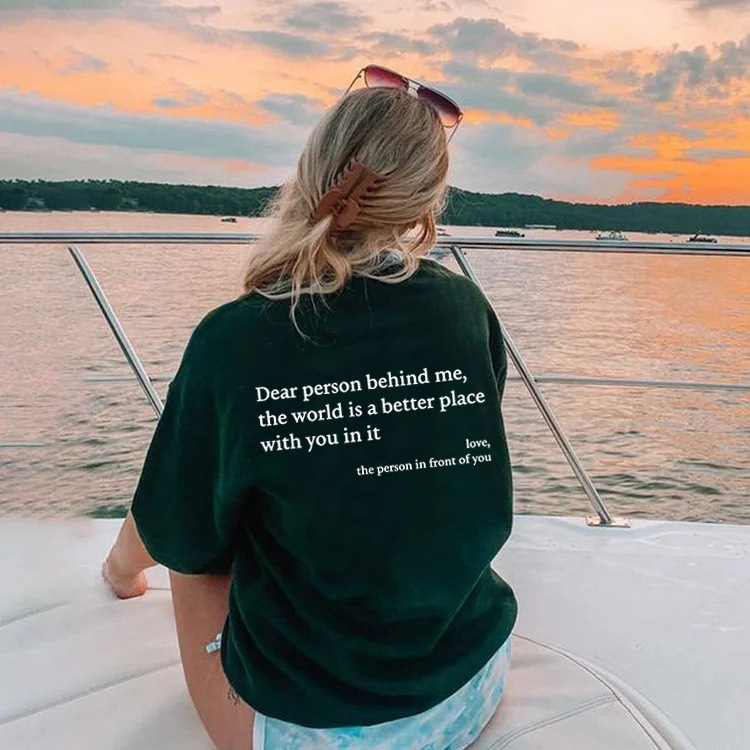 T-shirt Tops Type Casual, Holiday, Daily Occasion Wholesale Women's Simple Style Classic Style Slogan Short Sleeve T-Shirts