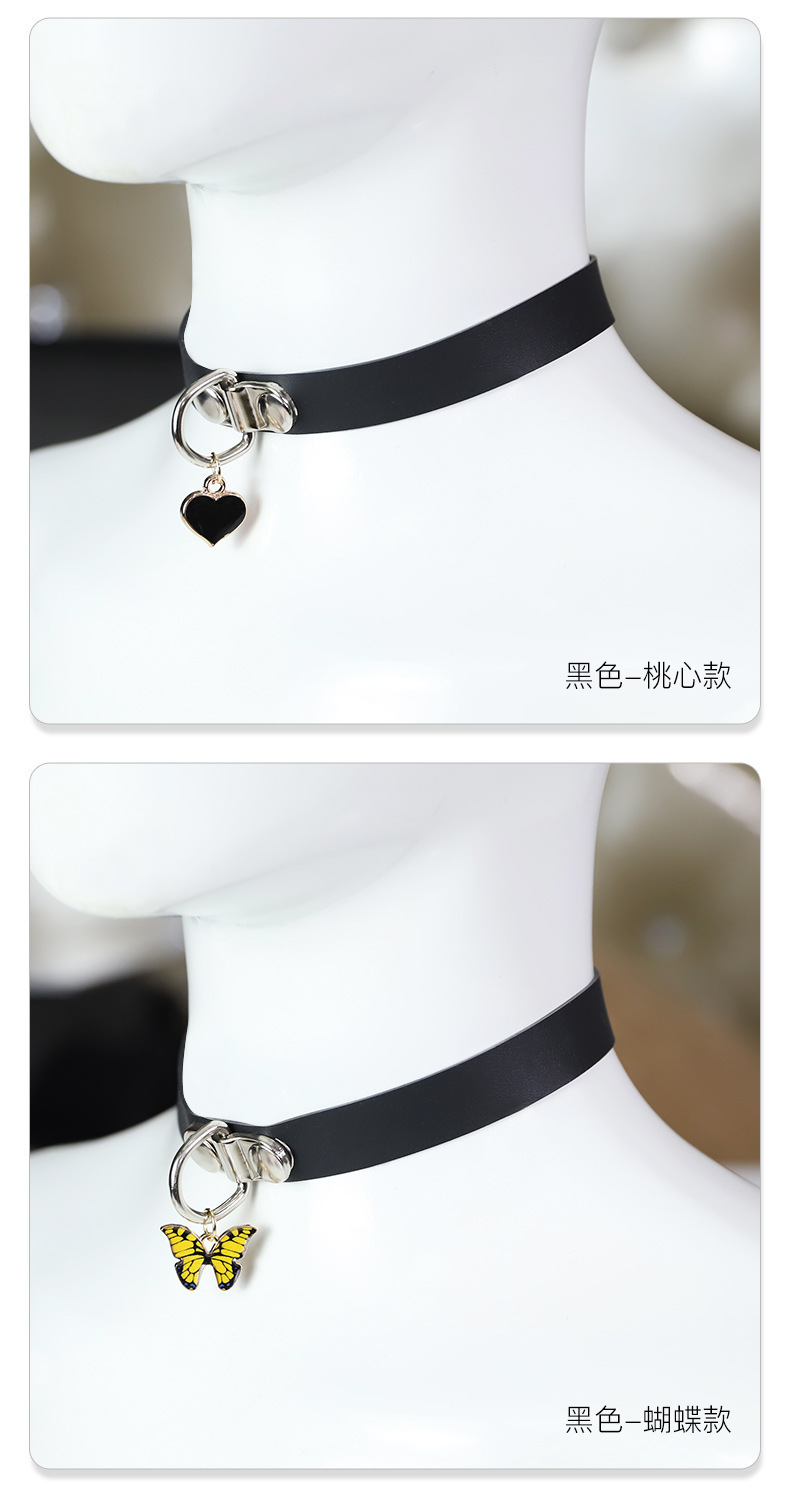 Silicone Collar with Bell and Chain for Adult Role-Play — detail image 9