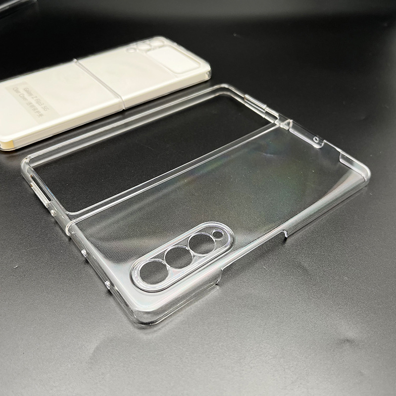 Samsung Zfold7 携帯電話ケース、透明傷防止保護カバー、fold6/5/4 落下防止シェル、超薄型 Flip3 に適しています。|undefined