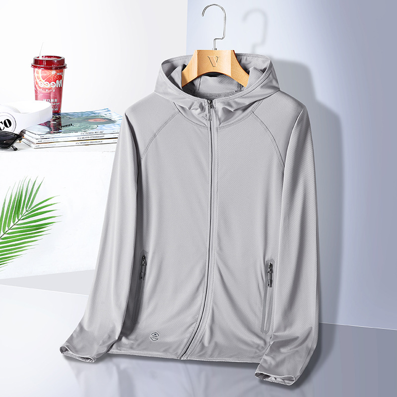 Ropa de piel al aire libre de verano de seda de hielo para hombres y mujeres rompevientos deportivo protección UV ropa de protección solar ropa de pesca transpirable