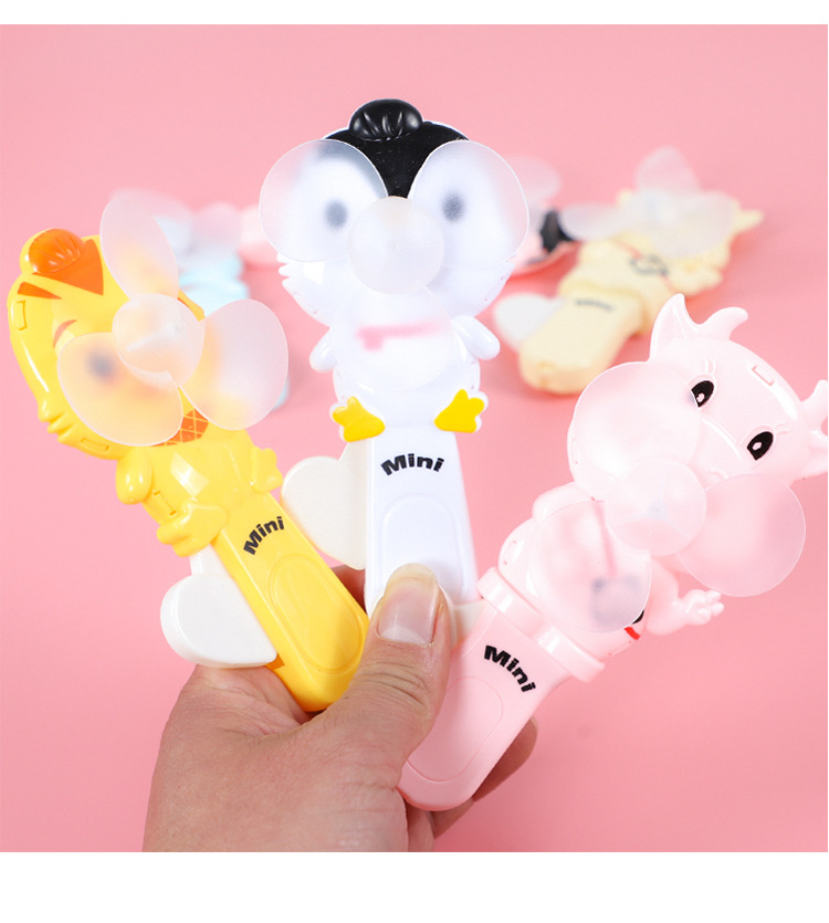 Mini Hand Pressure Penguin Chicken Fan Children's Summer Toy Cooling Fan Primary School Student Portable Fan Children's Day Gift display picture 1