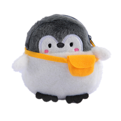 Cross-border new supply, cute, cute, positive energy, penguin coin purse, lipstick bag, data cable bag, coin bag wholesale