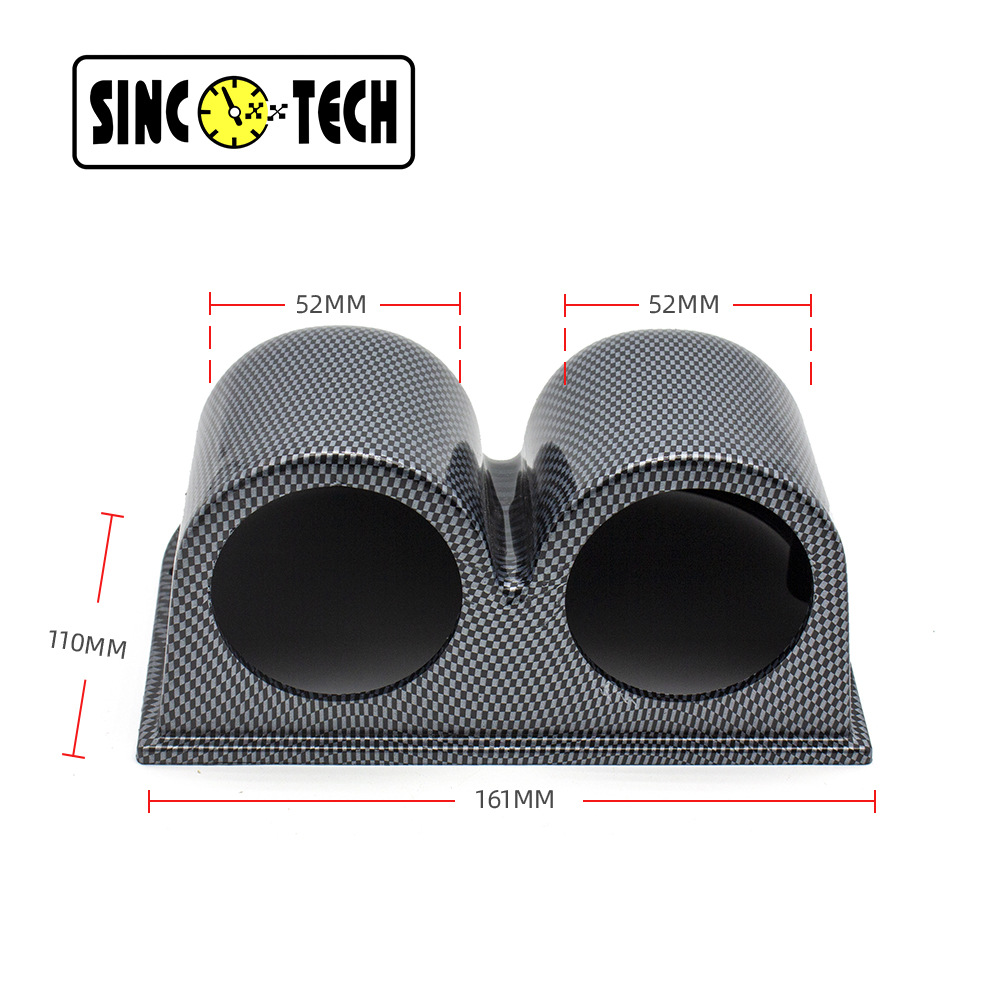 Car Instrument Modification Universal Single Hole Double Hole Three Hole Instrument Frame 52mm Triple Instrument Holder Instrument Cover