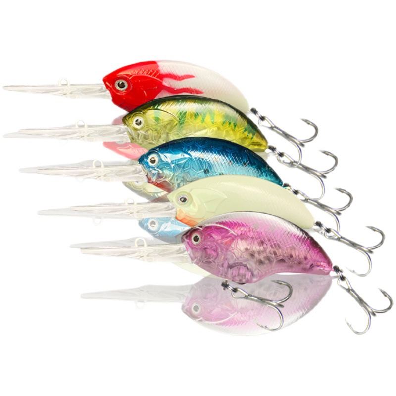 Flutter Lipless Crankbait Fishing Lures Hard Plastic Baits Fresh Water Bass Swimbait Tackle Gear