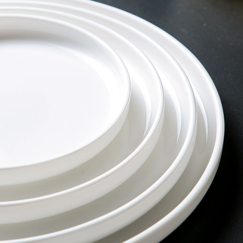 Набор ceramic западной кухонной посуды YaTao: тарелки для стейков и круглые плоские/низкие изделия для гостиничного сервиса