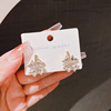 Sophisticated small design earrings, advanced silver needle, light luxury style, silver 925 sample, high-quality style