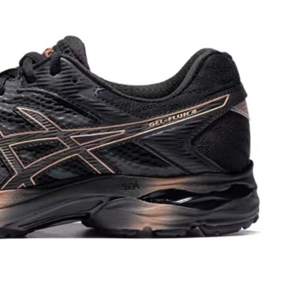 Gel-Flux 4 Low-Top Comfortable Non-Slip Running Shoes White Brown Casual Outdoor Sports Versatile Retro Men's and Women's Running Shoes