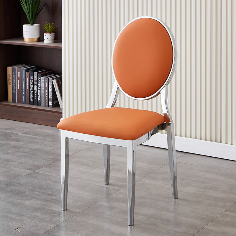 Mesa y silla de comedor multifuncional moderna simple boda gran reunión banquete silla de respaldo mesa y silla de comedor de hotel familiar