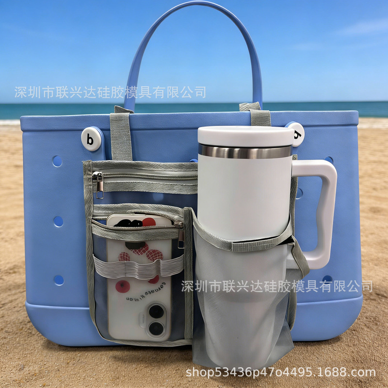 Amazon's Popular Bogg Bag Mesh Storage Hanging Bag Beach Bag Perforated Bag Expansion Accessories Large Capacity Detachable Amazon's Popular Bogg Bag Mesh Storage Hanging Bag Beach Bag Perforated Bag Expansion Accessories Large Capacity Detachable