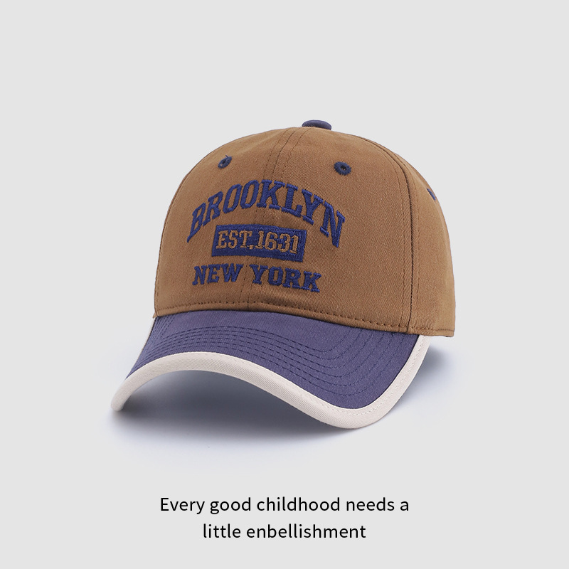 Primavera y otoño ins sombrero de béisbol para niños coreanos sombrero de verano para niñas sombrero de sol para niños casuales sombrero de boca de pato de moda