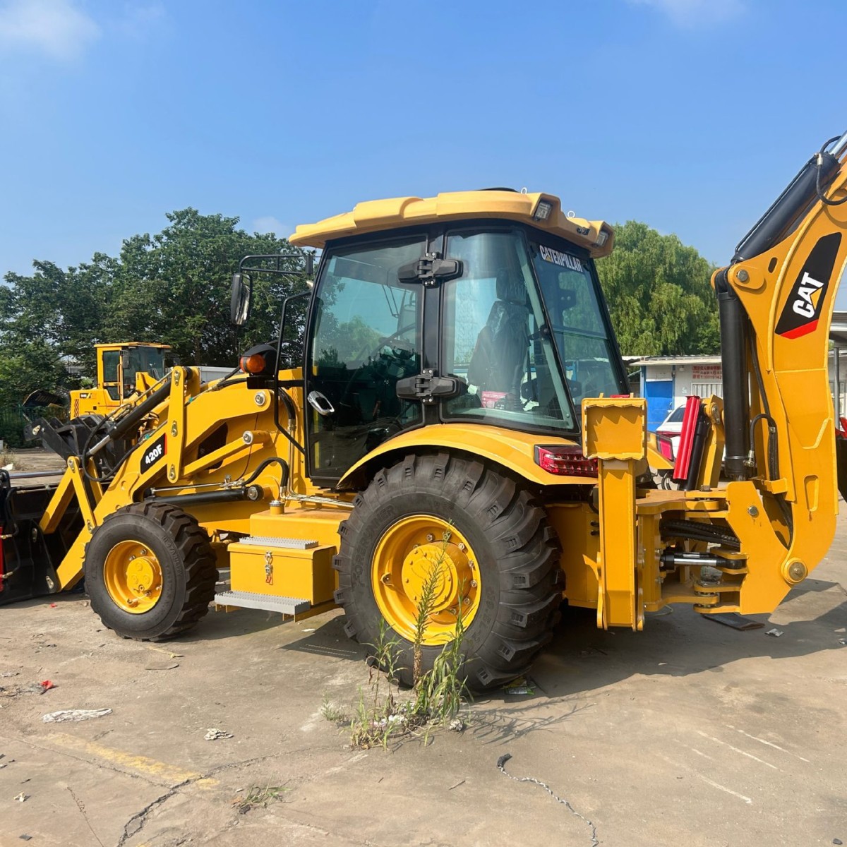 Cargador de excavadora CAT 420F, comercio exterior directo, envío rápido y barato