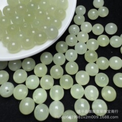 和田玉黄口色玉散珠卸売りdiy玉アクセサリーブレスレットネックレス玉アクセサリービーズ卸売り