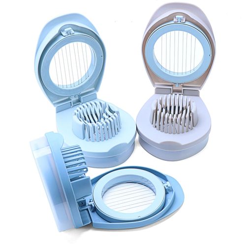 Creative Japanese egg cutter three-in-one egg slicer household stainless steel wire fancy egg splitter