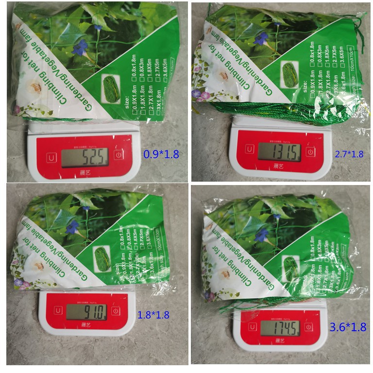 Plant climbing net melon fruit morning glory vine net flower garden net 27 strands mesh 10cm