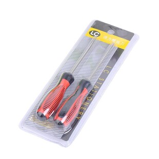 Manual Screwdriver Two-Piece Set, Two Screwdriver Combination, Anti-Slip Tool Steel Screwdriver Factory Direct Supply