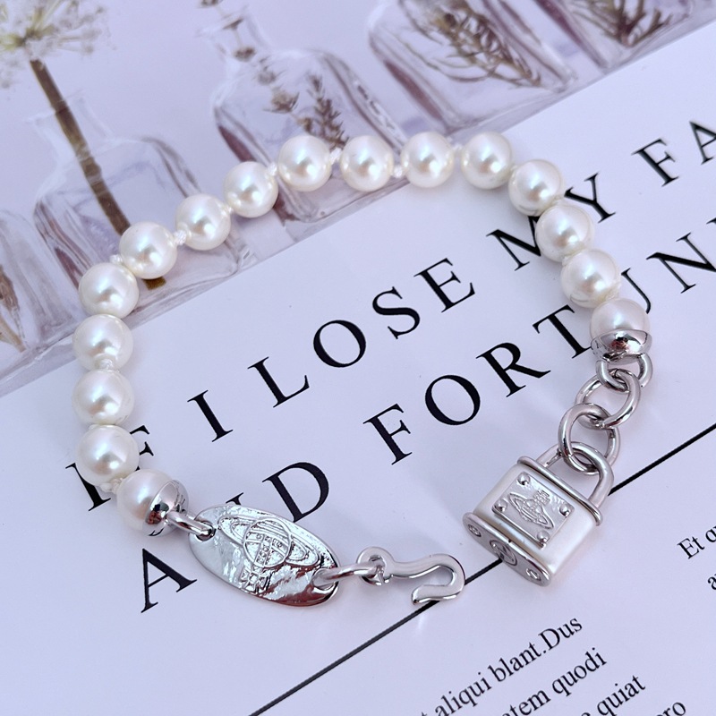 Fashionable small design lock from pearl