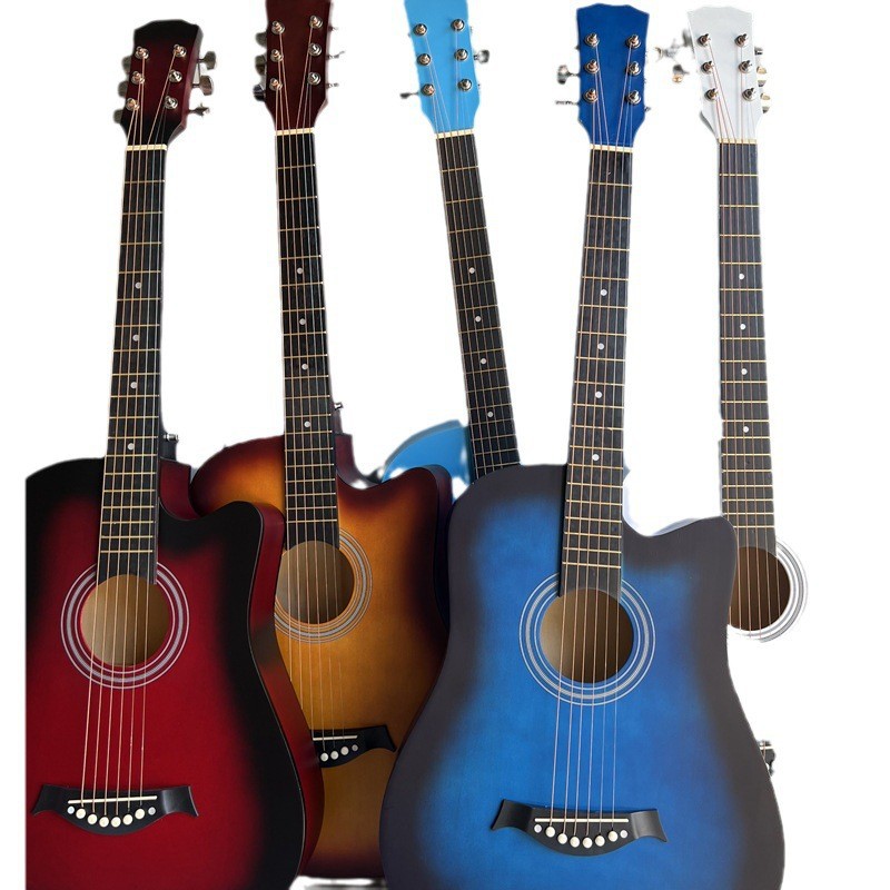 Venta directa de guitarras de fábrica 38 pulgadas baladas popularización de principiantes introducción baladas guitarras estudiantes masculinos y femeninos practican Piano image 5