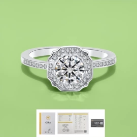 莫桑钻;戒指;莫桑钻项饰