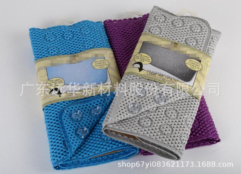 PVC with Suction Cup Bathtub Foam Non-slip Mat Bathroom Mat Shower Anti-slip Foot Mat Export Hot Sale Usa 43*91CM