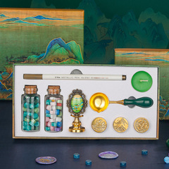 Fire wax seal kit manufacturer wholesale: complete set of seals for envelope closures—perfect as Children's Day gifts, featuring traditional-style fire wax pellets.