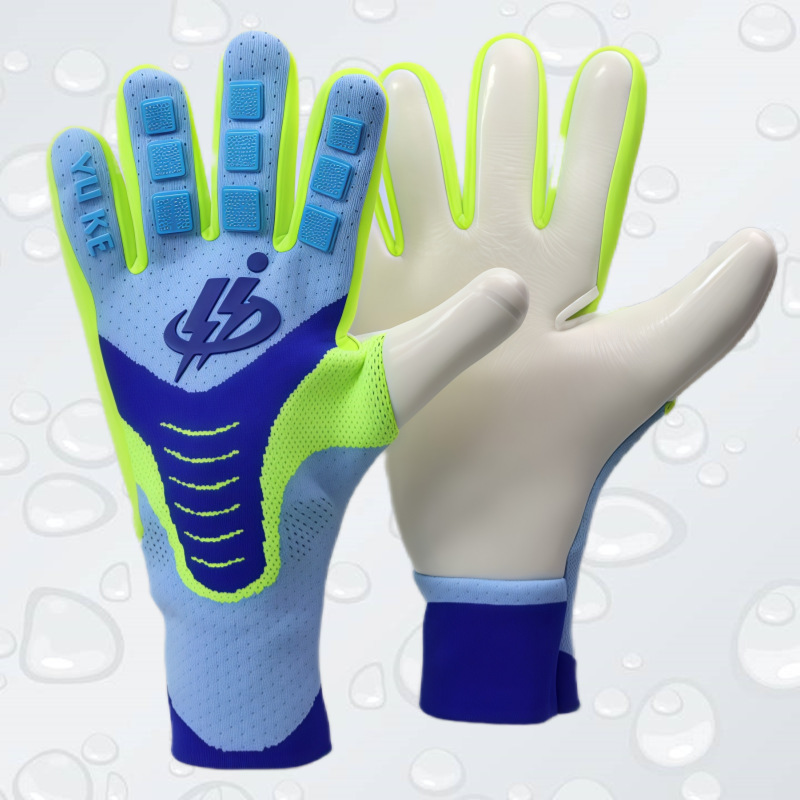 Fábrica de suministro de nuevos guantes de portero de fútbol, guantes de portero de látex gruesos, guantes transpirables para niños adultos