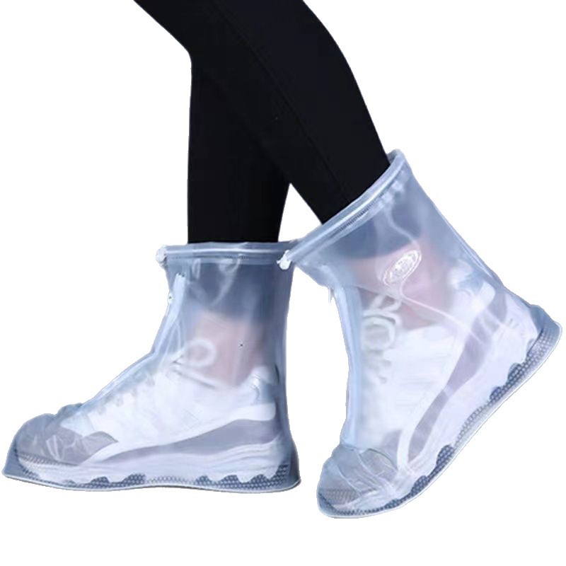 Nuevas cubiertas de zapatos gruesas antideslizantes antiincrustación lluvia y nieve desgaste para hombres y mujeres al aire libre botas de lluvia para estudiantes impermeables zapatos de lluvia
